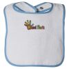 Infant Contrast Trim Terry Bib Thumbnail