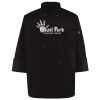 Ten Pearl Button Black Chef Coat Thumbnail