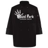 Ten Pearl Button Black Chef Coat Thumbnail