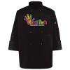 Ten Pearl Button Black Chef Coat Thumbnail